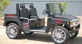 Hummer H3 Golf Cart