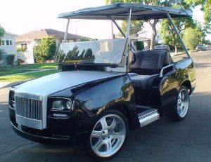 Rolls Royce Golf Cart